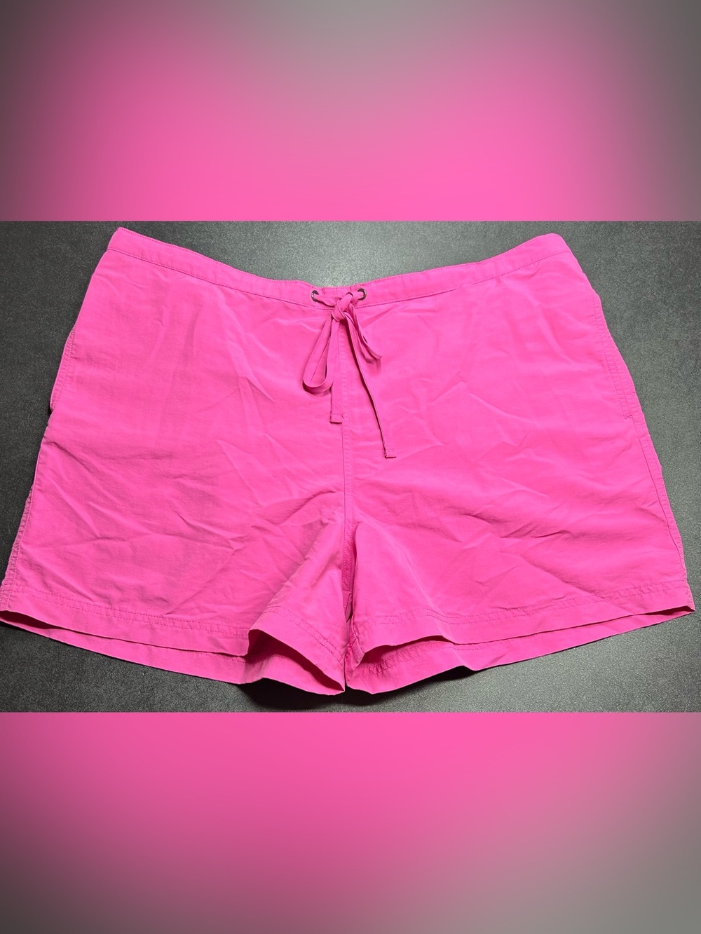L.L Bean Women’s Size XL Pink Bermuda 3.5" Inseam Pockets OBUY3 Supplex Shorts